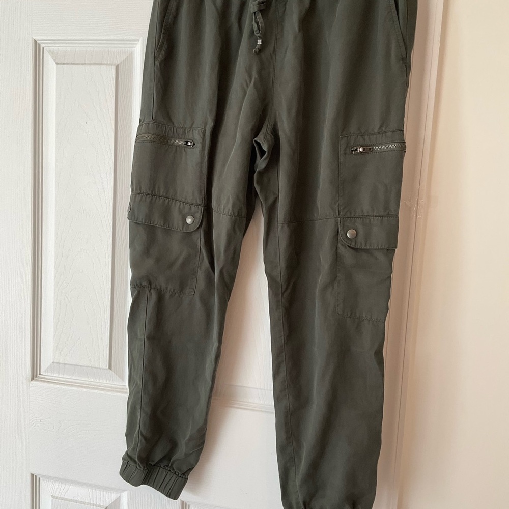 Banana Republic Dark Green Cargo Pants